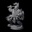 Raiding Orc Warrior A Miniature for Dungeons and Dragons, Pathfinder or other TTRPGs