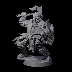 Raiding Orc Warrior A Miniature for Dungeons and Dragons, Pathfinder or other TTRPGs