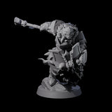 Raiding Orc Warrior B Miniature for Dungeons and Dragons, Pathfinder or other TTRPGs