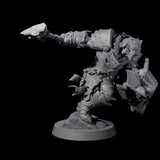 Raiding Orc Warrior B Miniature for Dungeons and Dragons, Pathfinder or other TTRPGs