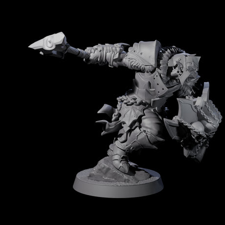 Raiding Orc Warrior B Miniature for Dungeons and Dragons, Pathfinder or other TTRPGs
