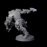 Raiding Orc Warrior B Miniature for Dungeons and Dragons, Pathfinder or other TTRPGs