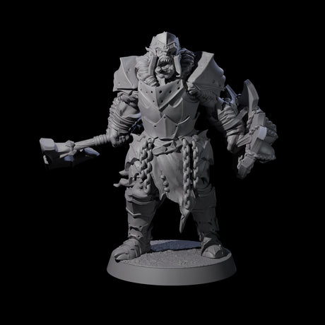 Raiding Orc Warrior C Miniature for Dungeons and Dragons, Pathfinder or other TTRPGs