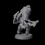 Raiding Orc Warrior C Miniature for Dungeons and Dragons, Pathfinder or other TTRPGs