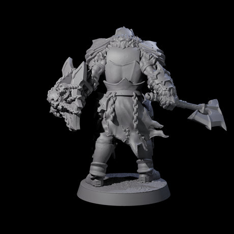 Raiding Orc Warrior C Miniature for Dungeons and Dragons, Pathfinder or other TTRPGs