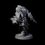 Raiding Orc Warrior C Miniature for Dungeons and Dragons, Pathfinder or other TTRPGs