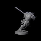 Raiding Orc Warrior D Miniature for Dungeons and Dragons, Pathfinder or other TTRPGs