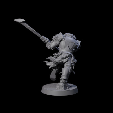 Raiding Orc Warrior D Miniature for Dungeons and Dragons, Pathfinder or other TTRPGs