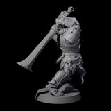 Raiding Orc Warrior E Miniature for Dungeons and Dragons, Pathfinder or other TTRPGs