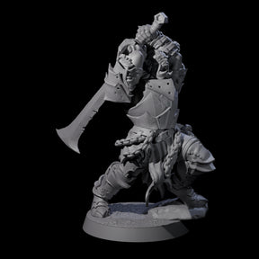 Raiding Orc Warrior E Miniature for Dungeons and Dragons, Pathfinder or other TTRPGs
