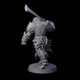 Raiding Orc Warrior F Miniature for Dungeons and Dragons, Pathfinder or other TTRPGs