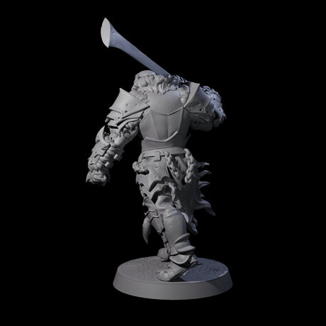 Raiding Orc Warrior F Miniature for Dungeons and Dragons, Pathfinder or other TTRPGs
