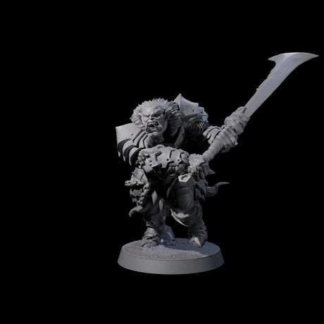 Raiding Orc Warriors Miniature for Dungeons and Dragons, Pathfinder or other TTRPGs