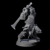 Raiding Orc Warriors Miniature for Dungeons and Dragons, Pathfinder or other TTRPGs