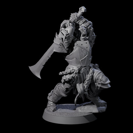 Raiding Orc Warriors Miniature for Dungeons and Dragons, Pathfinder or other TTRPGs