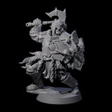 Raiding Orc Warriors Miniature for Dungeons and Dragons, Pathfinder or other TTRPGs