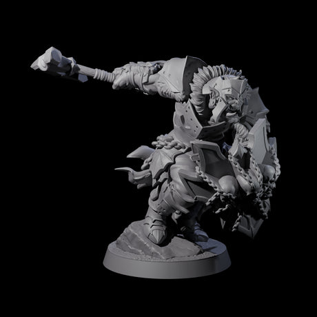 Raiding Orc Warriors Miniature for Dungeons and Dragons, Pathfinder or other TTRPGs