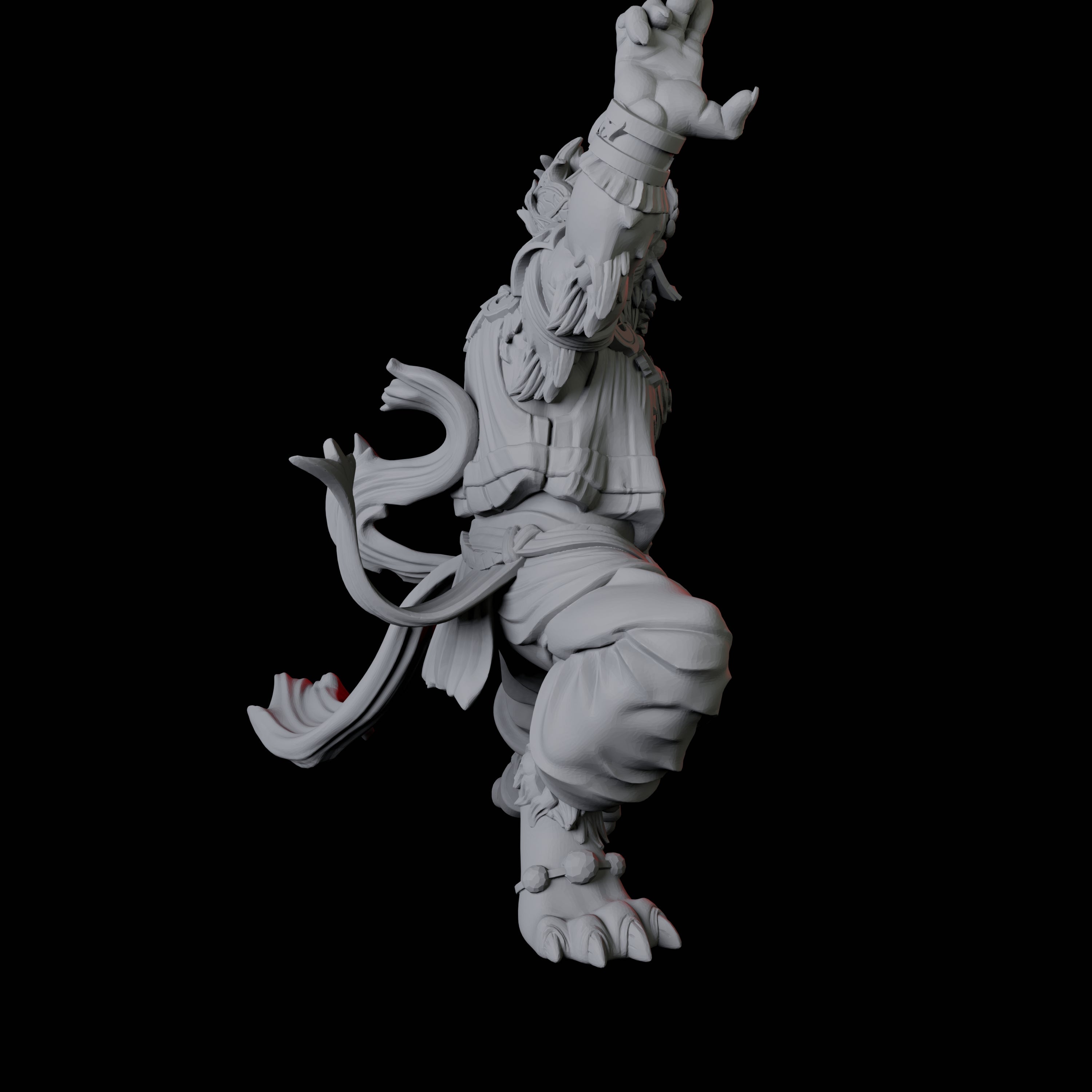 Rakshasa Sanskrit Demon Miniature for Dungeons and Dragons, Pathfinder or other TTRPGs