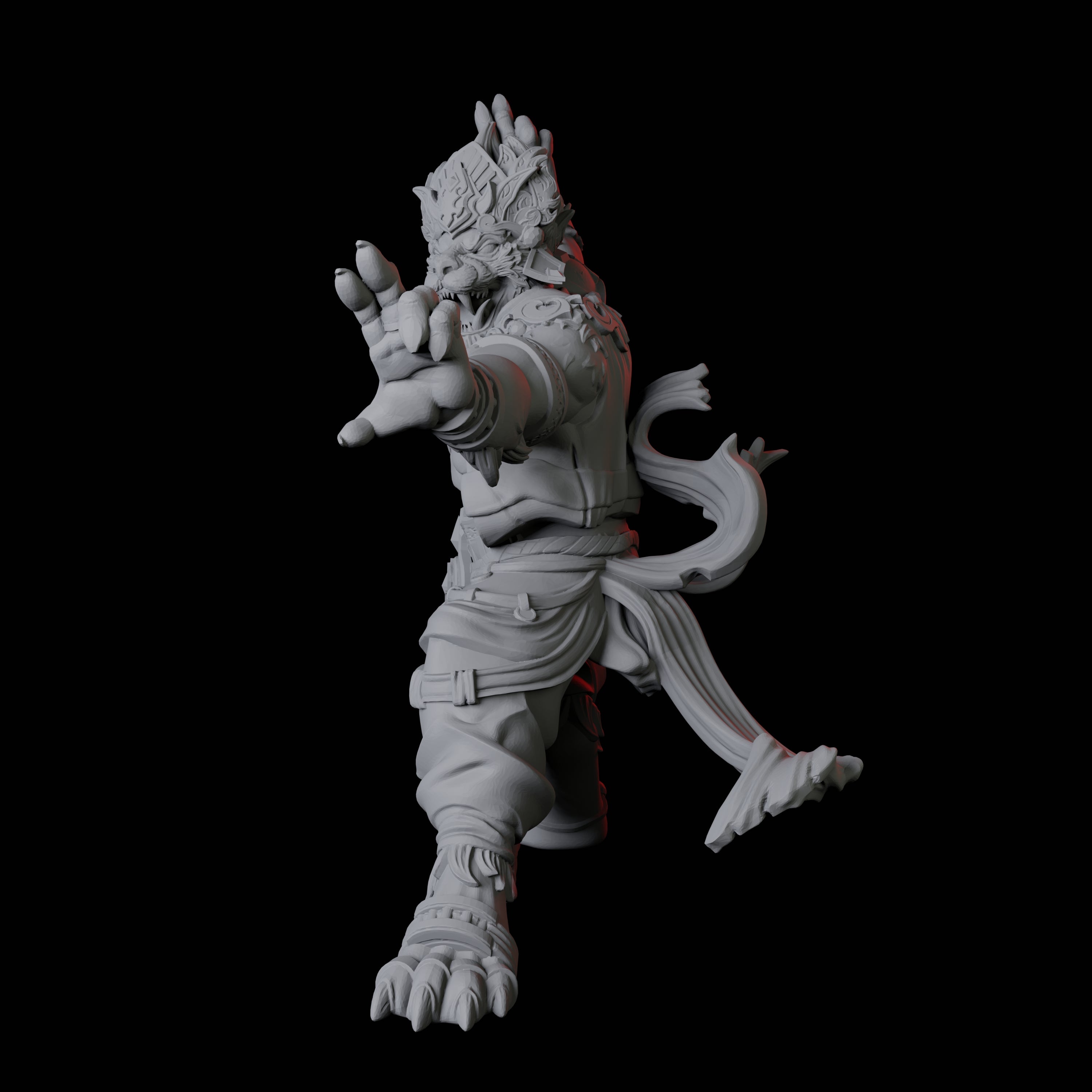 Rakshasa Sanskrit Demon Miniature for Dungeons and Dragons, Pathfinder or other TTRPGs