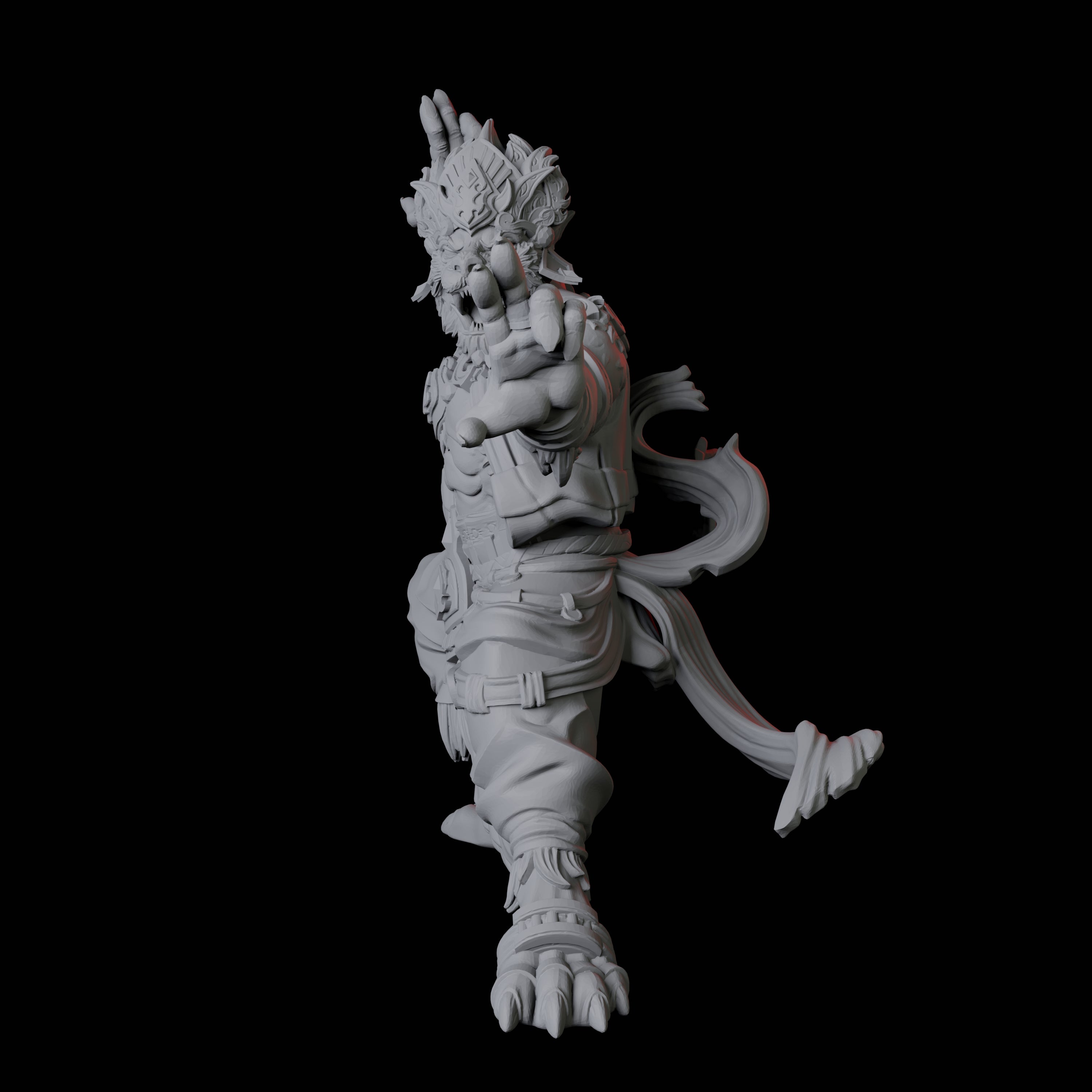 Rakshasa Sanskrit Demon Miniature for Dungeons and Dragons, Pathfinder or other TTRPGs