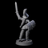 Rallying Gladiator Miniature for Dungeons and Dragons, Pathfinder or other TTRPGs