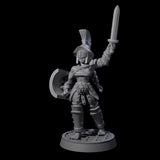 Rallying Gladiator Miniature for Dungeons and Dragons, Pathfinder or other TTRPGs