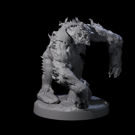 Ram Swinging Spikey Troll Miniature for Dungeons and Dragons, Pathfinder or other TTRPGs