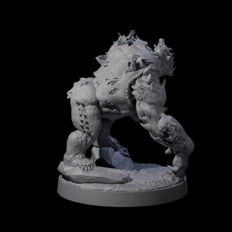 Ram Swinging Spikey Troll Miniature for Dungeons and Dragons, Pathfinder or other TTRPGs