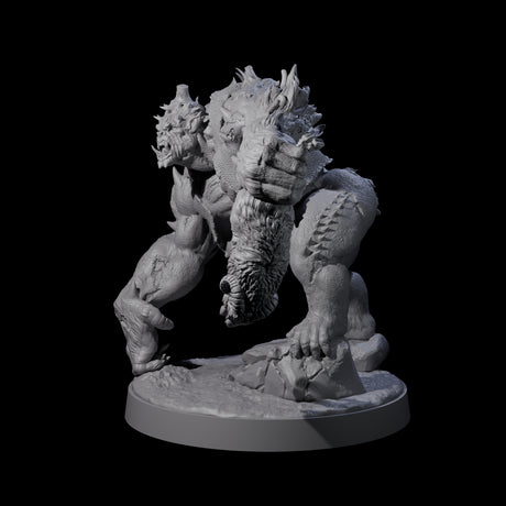 Ram Swinging Spikey Troll Miniature for Dungeons and Dragons, Pathfinder or other TTRPGs