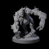 Ram Swinging Spikey Troll Miniature for Dungeons and Dragons, Pathfinder or other TTRPGs