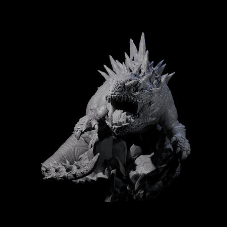Rampaging Basilisk Miniature for Dungeons and Dragons, Pathfinder or other TTRPGs