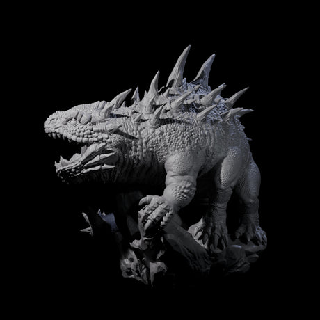 Rampaging Basilisk Miniature for Dungeons and Dragons, Pathfinder or other TTRPGs
