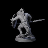 Rampaging Lizardfolk B Miniature for Dungeons and Dragons, Pathfinder or other TTRPGs