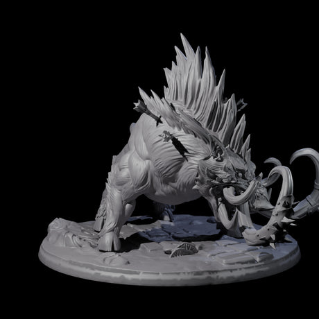 Rampaging Mega Giant Hog Miniature for Dungeons and Dragons, Pathfinder or other TTRPGs