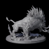 Rampaging Mega Giant Hog Miniature for Dungeons and Dragons, Pathfinder or other TTRPGs