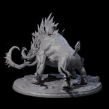 Rampaging Mega Giant Hog Miniature for Dungeons and Dragons, Pathfinder or other TTRPGs
