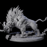 Rampaging Mega Giant Hog Miniature for Dungeons and Dragons, Pathfinder or other TTRPGs