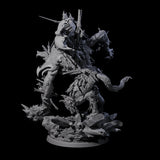 Rampaging Wereboar Dire Lord Miniature for Dungeons and Dragons, Pathfinder or other TTRPGs
