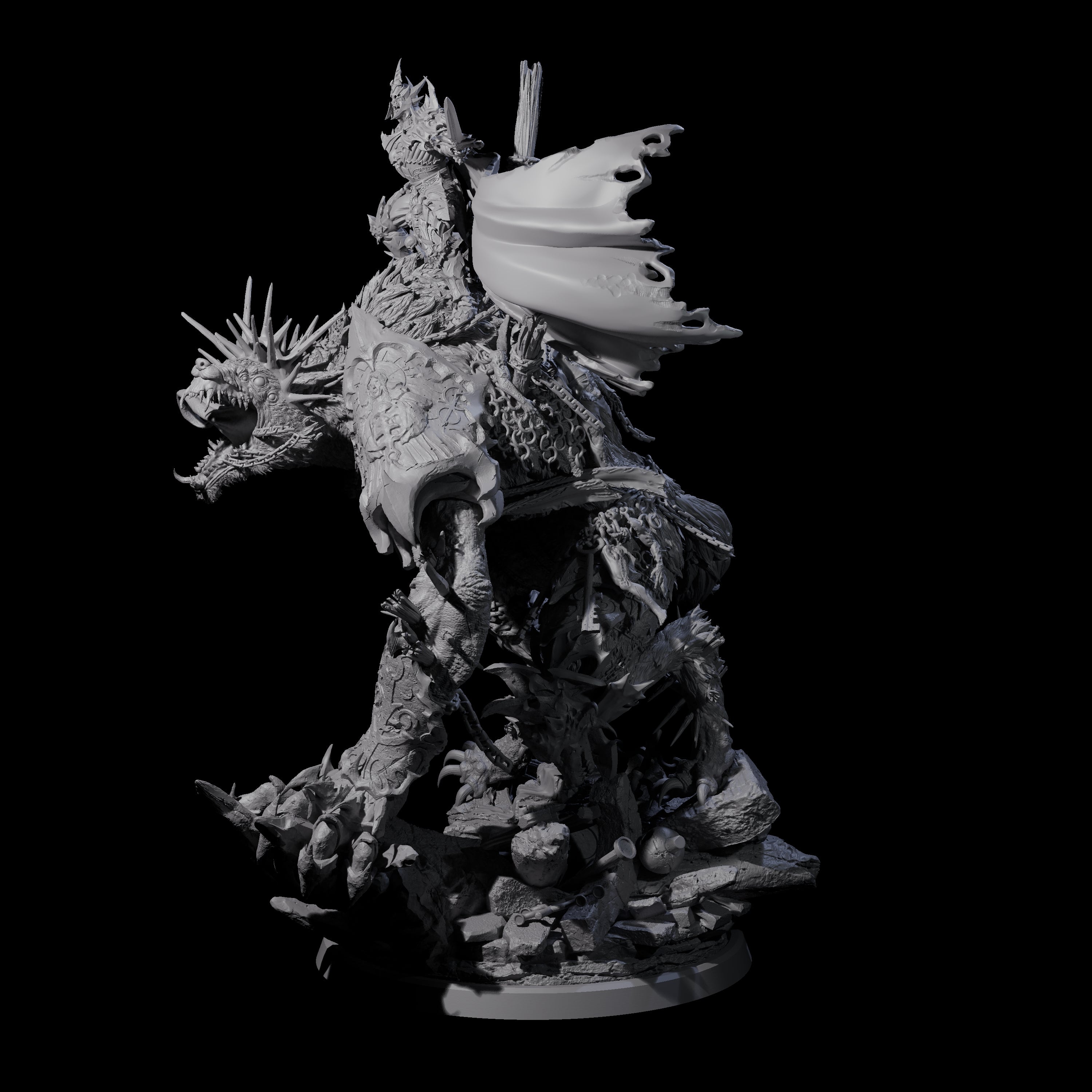 Rampaging Wereboar Dire Lord Miniature for Dungeons and Dragons, Pathfinder or other TTRPGs