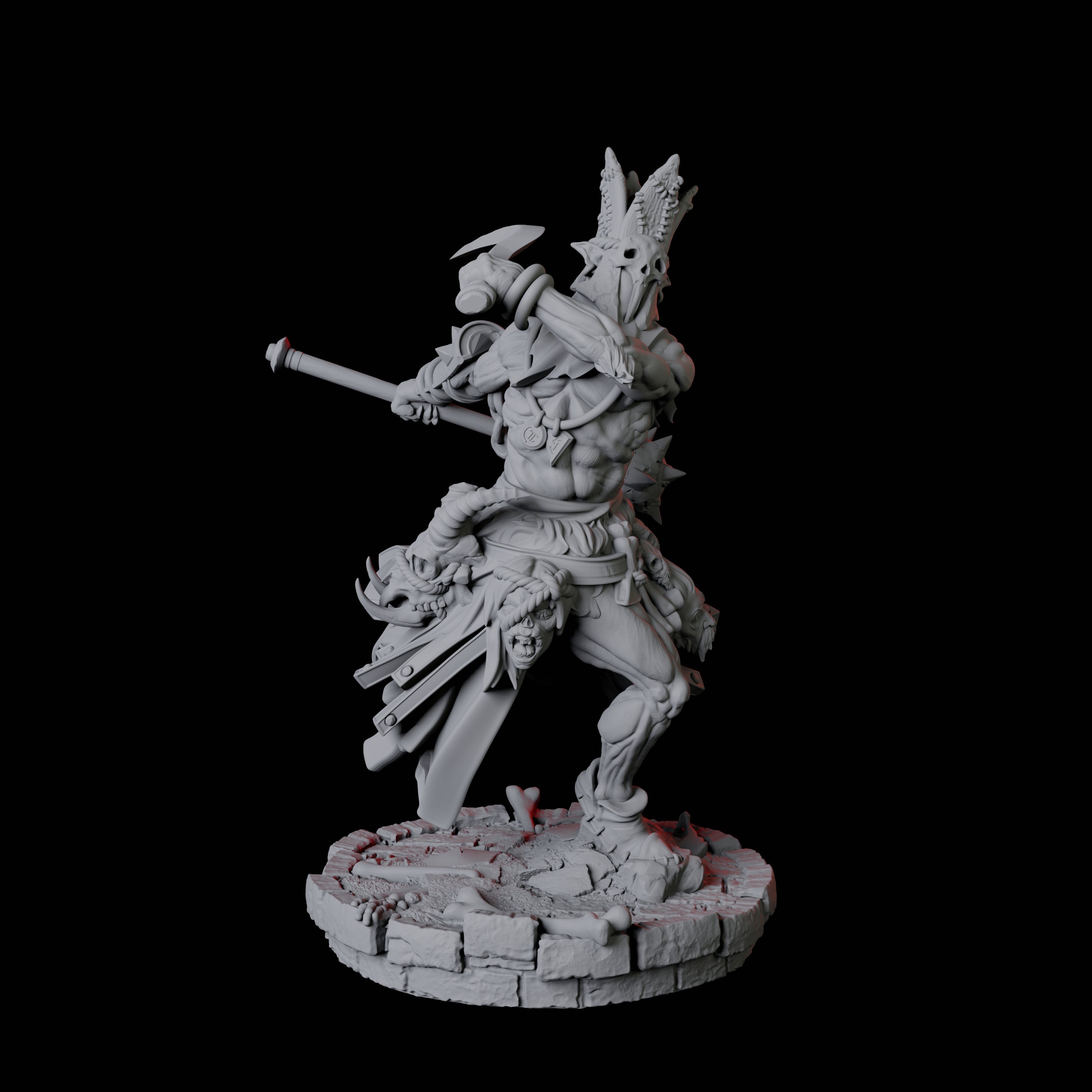 Rat Worshipping Zealot A Miniature for Dungeons and Dragons, Pathfinder or other TTRPGs