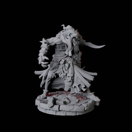 Rat Worshipping Zealot B Miniature for Dungeons and Dragons, Pathfinder or other TTRPGs