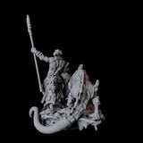Rat Worshipping Zealot C Miniature for Dungeons and Dragons, Pathfinder or other TTRPGs
