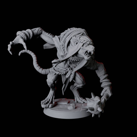 Ratfolk Brute A Miniature for Dungeons and Dragons, Pathfinder or other TTRPGs