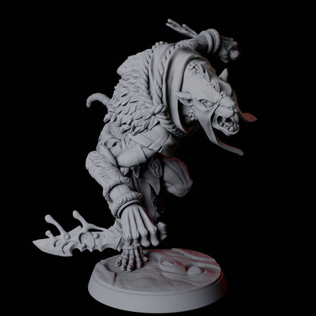 Ratfolk Brute D Miniature for Dungeons and Dragons, Pathfinder or other TTRPGs