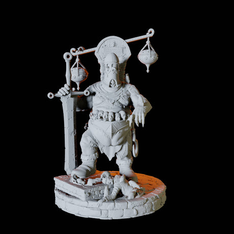 Ratfolk Executioner Miniature for Dungeons and Dragons, Pathfinder or other TTRPGs