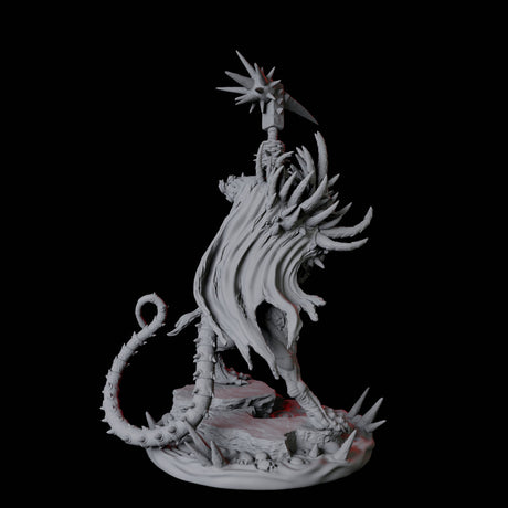 Ratfolk Filth Paladin B Miniature for Dungeons and Dragons, Pathfinder or other TTRPGs