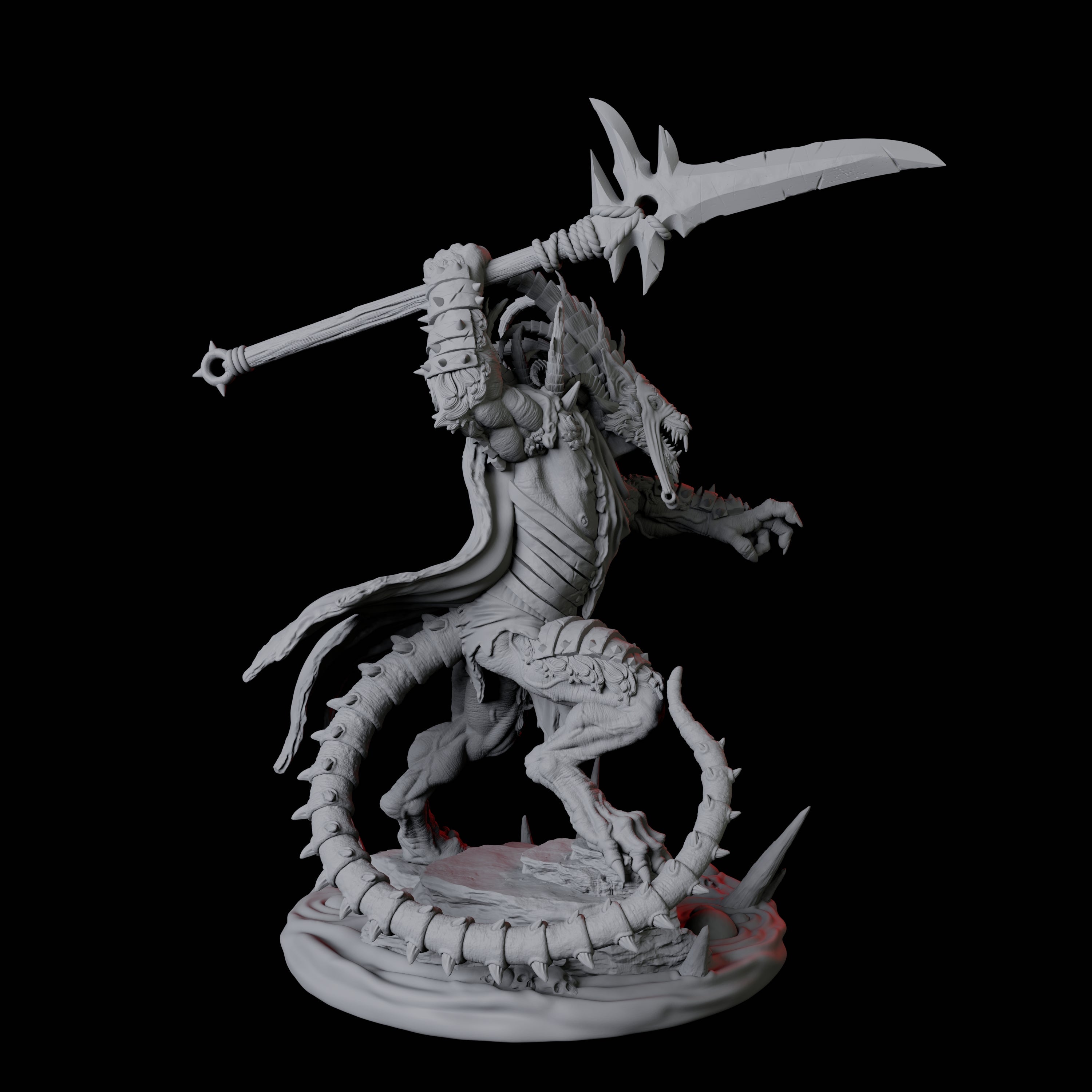 Ratfolk Filth Paladin C Miniature for Dungeons and Dragons, Pathfinder or other TTRPGs