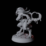 Ratfolk Pin-up Miniature for Dungeons and Dragons, Pathfinder or other TTRPGs