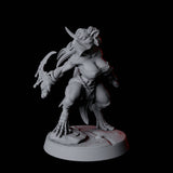 Ratfolk Pin-up Miniature for Dungeons and Dragons, Pathfinder or other TTRPGs