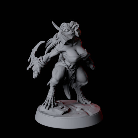 Ratfolk Pin-up Miniature for Dungeons and Dragons, Pathfinder or other TTRPGs